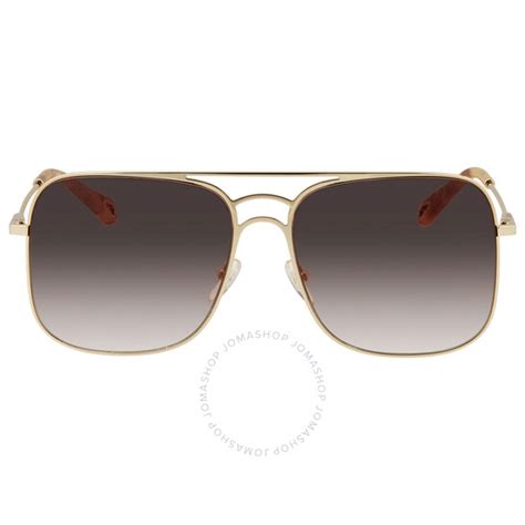 chloe ce140s|Chloe Brown Pilot Sunglasses CE140S 743 58 .